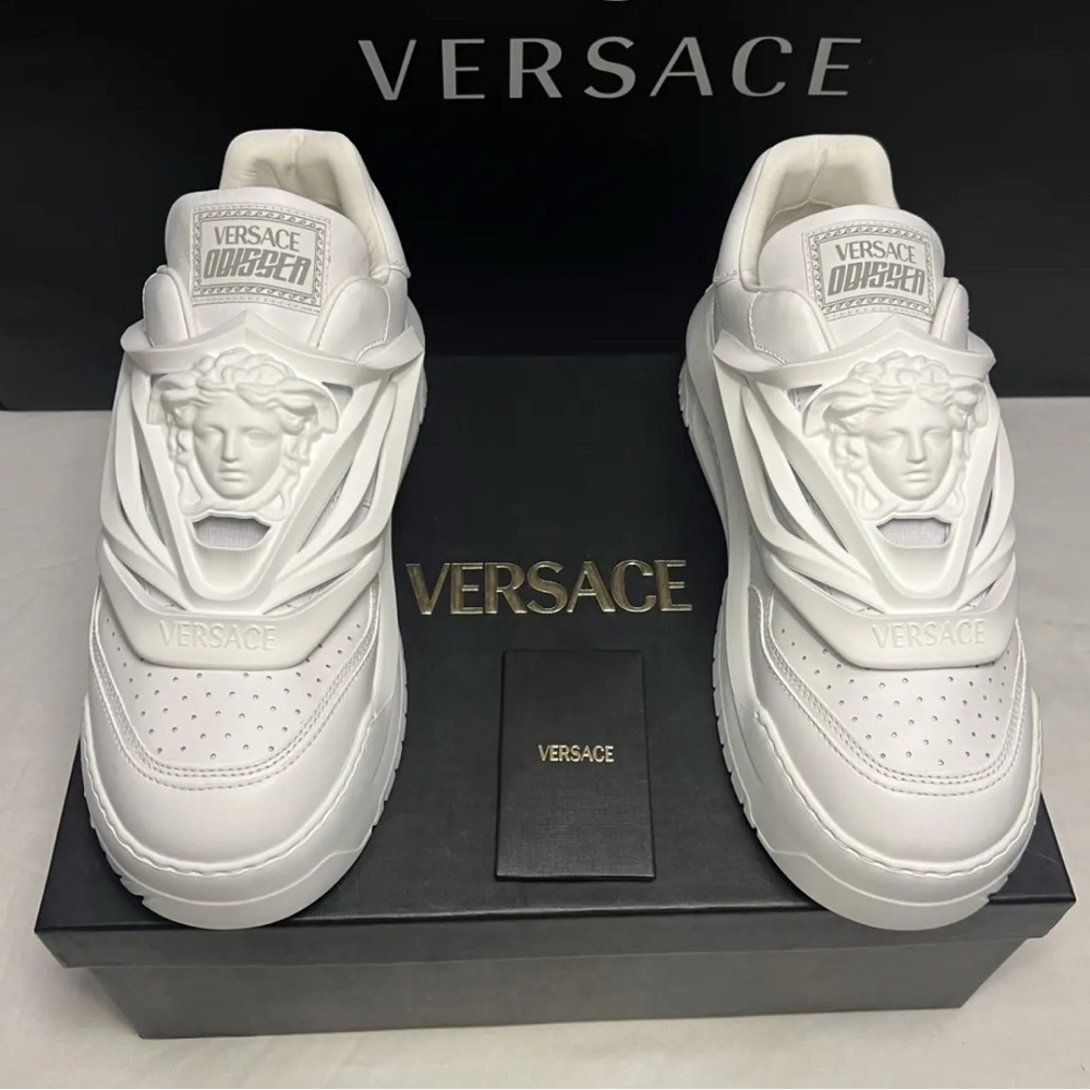 Versace White Men's Sneakers